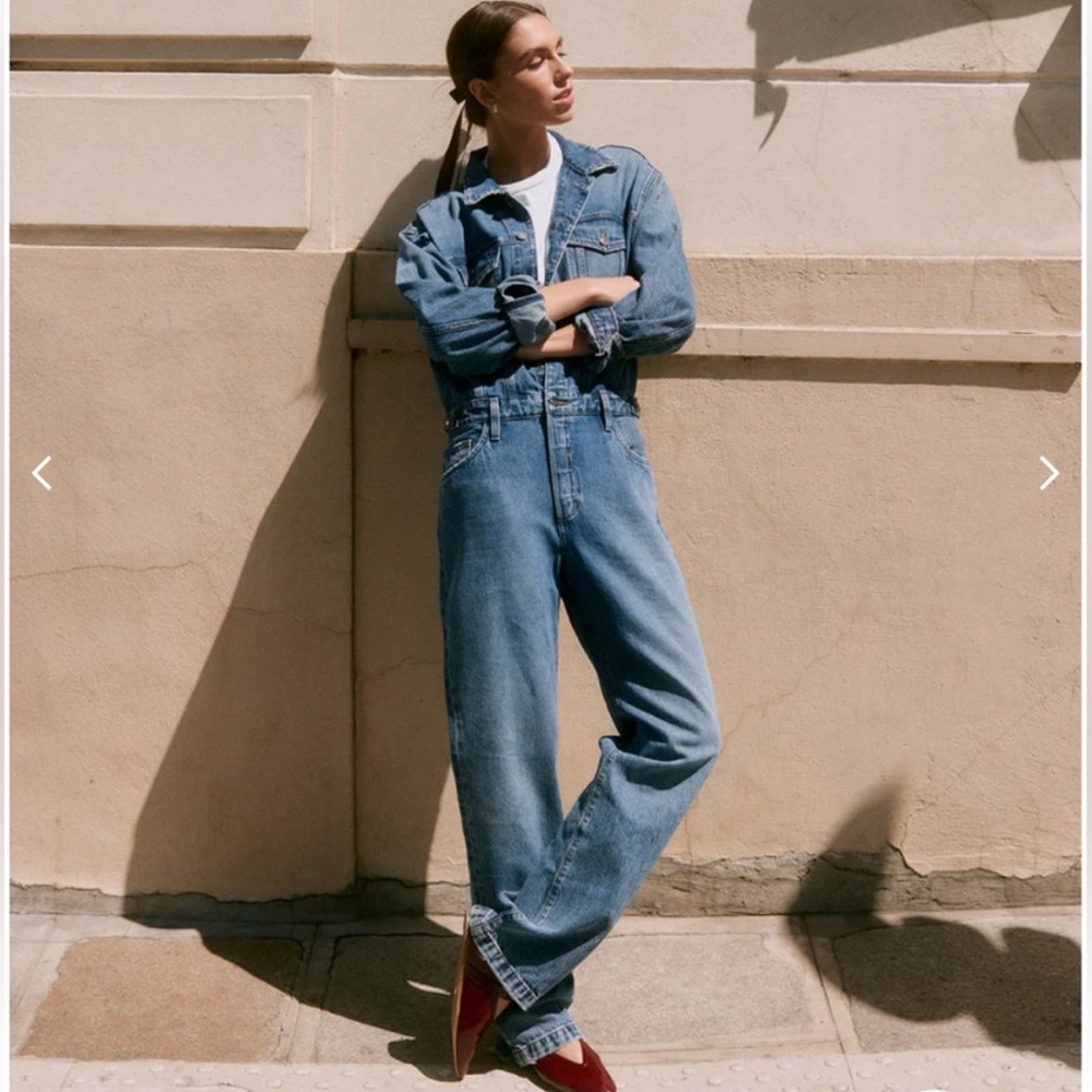 Favorite Daughter The Epic Denim Jumpsuit large